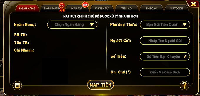 nạp p2p